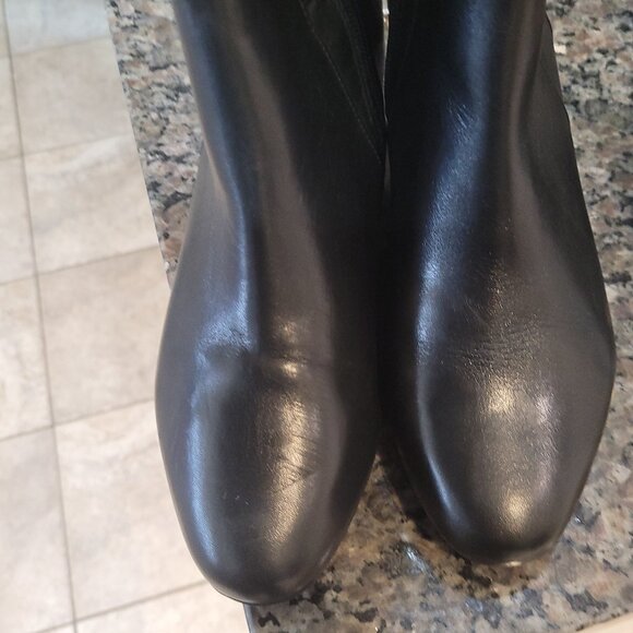 Giani Bernini*Leather & Suede Boots*Size 8* with Extended Calf* Barely Worn - Picture 7 of 10